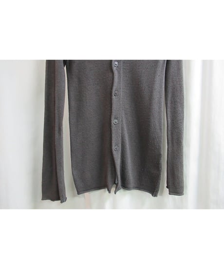 09ss yohji yamamoto +noir 変形襟デザインカーディガン NV-K02-480