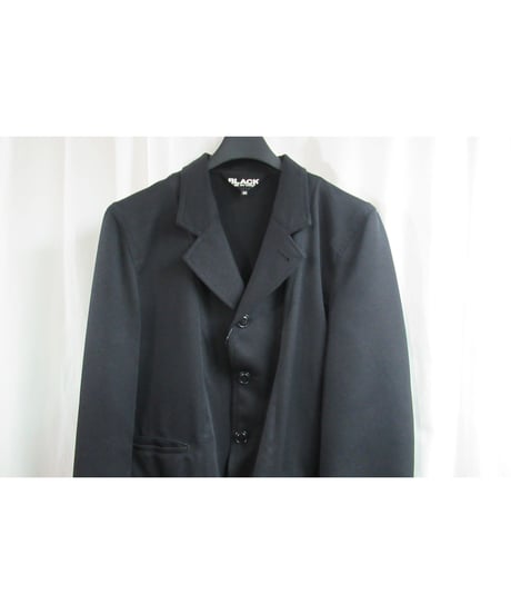 AD2012 BLACK COMME des GARCONS パッチワークデザインジャケット 1K-J015