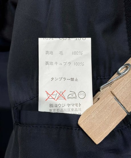 Y's for men 赤タグ yohji yamamoto ダブルロングコート（MM-C51-158）