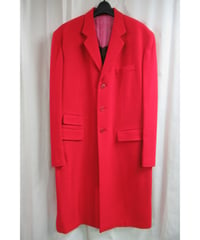 レア 09aw yohji yamamoto pour homme 赤 ケルベロス ドクタージャケット HZ-J67-149