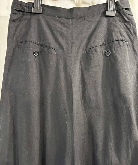 2010SS yohji yamamoto +NOIR コットンスカート（NJ-S09-009）
