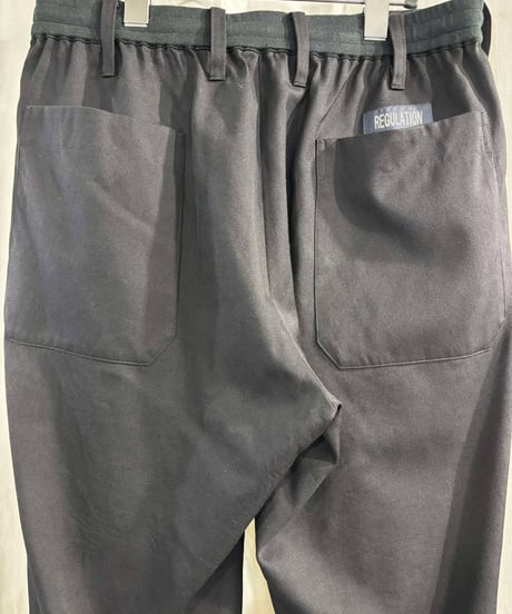 2016AW REGULATION yohji yamamoto MEN 裾ゴムパンツ（HR-P01-140）