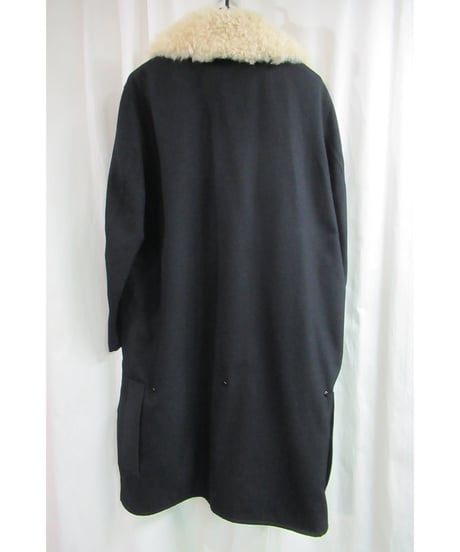 02aw yohji yamamoto femme ビッグポケットデザインロングジャケット FM-J12-126
