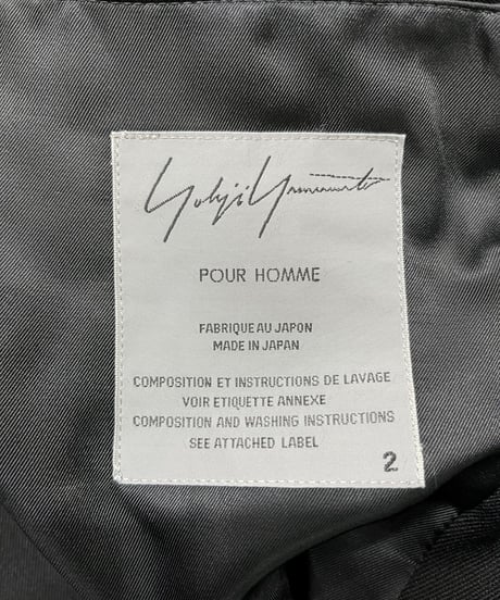 2010AW yohji yamamoto pour homme ストール付きデザインジャケット（HC-J38-201）