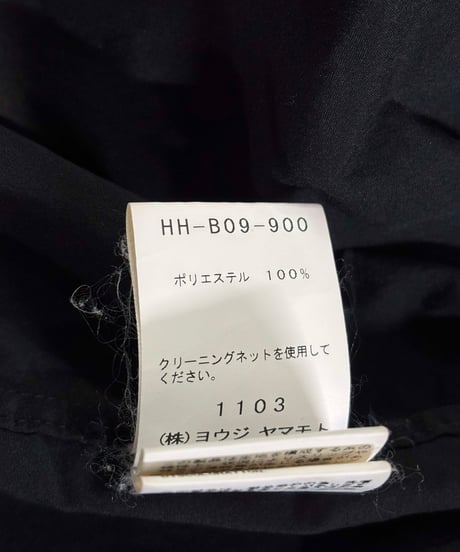 2019ss yohji yamamoto pour homme 製品染め ポケットデザイン ロングブラウス（HH-B09-900）