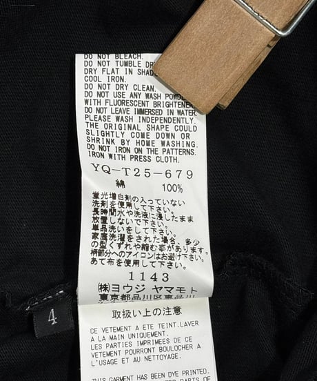 Y's yohji yamamoto カットソー（YQ-T25-679）