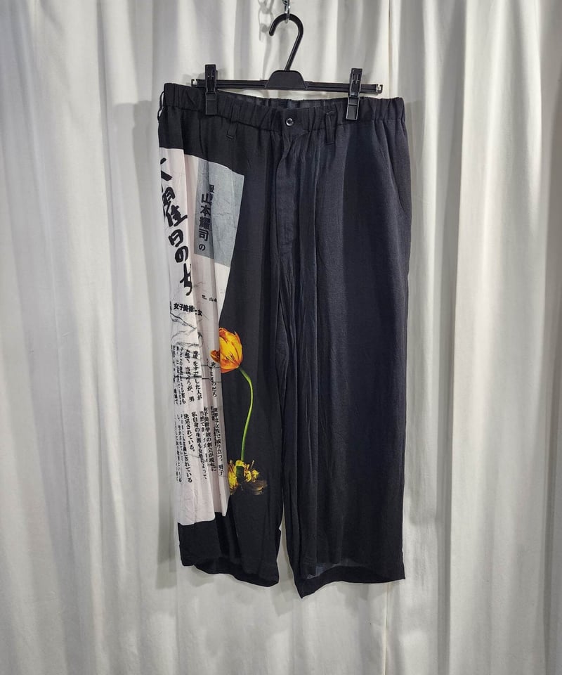 2019ss yohji yamamoto pour homme プリントパンツ （HH-P2