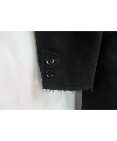 10aw yohji yamamoto pour homme 切りっぱなしデザインコート HC-C05-107