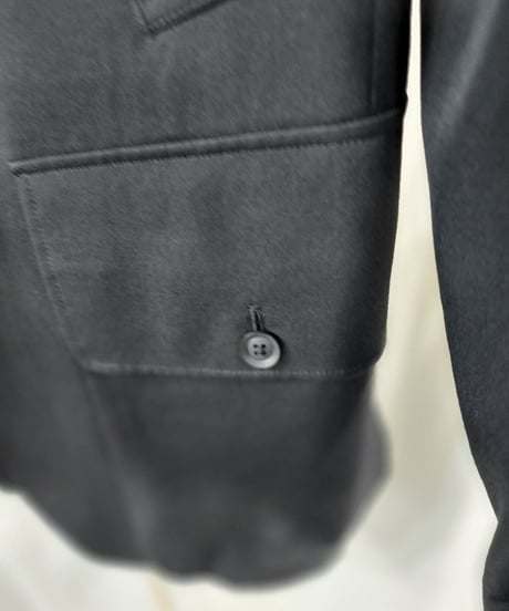 2022ss yohji yamamoto pour homme 黒 ミリタリーマチポケットデザインジャケット (HG-J46-100)