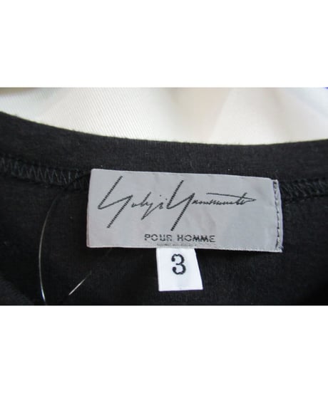 04ss yohji yamamoto pour homme 抜染 デザインカットソー HZ-T68-069