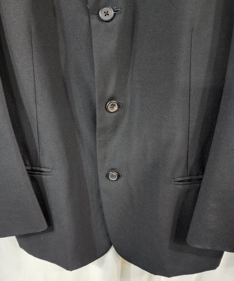 Y's for men yohji yamamoto 黒 3釦 シンプルジャケット (MC-J14-106)