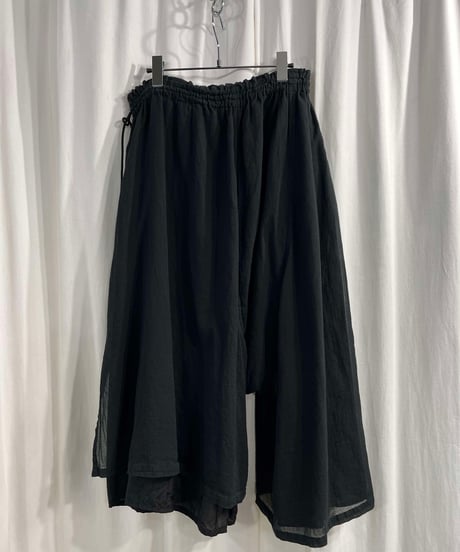Y's yohji yamamoto アシンメトリー サルエルパンツ（YE-P01-028）