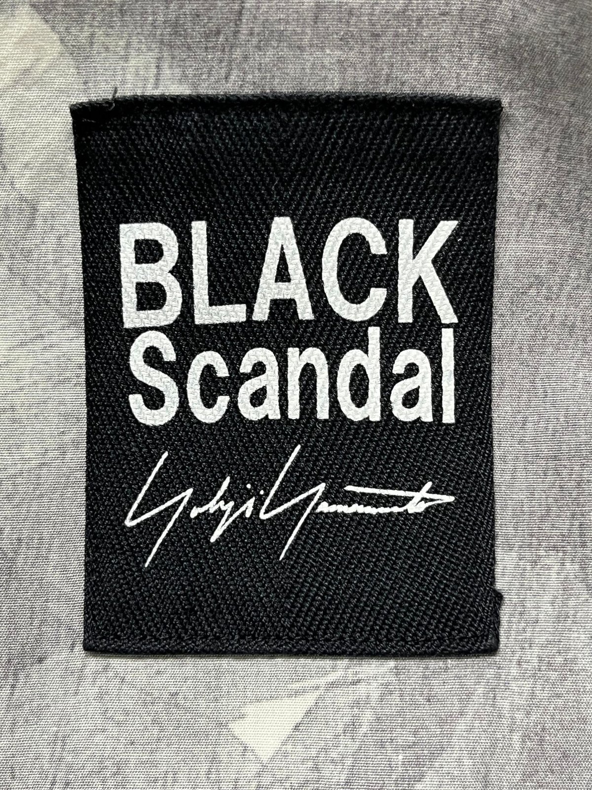 2019SS BLACK Scandal yohji yamamoto プリントデザインロング