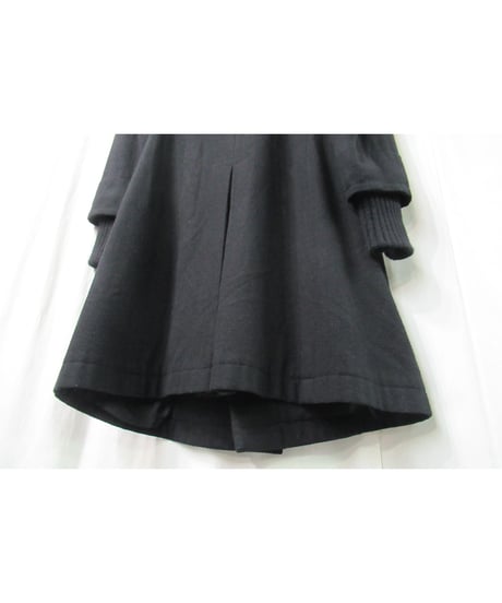 10aw yohji yamamoto +noir ニット切替デザインコート NC-C06-103