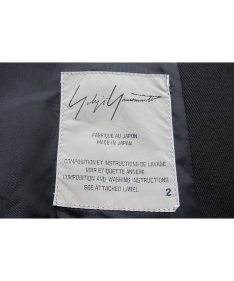 yohji yamamoto femme デザインロングジャケット（FR-J06-117）
