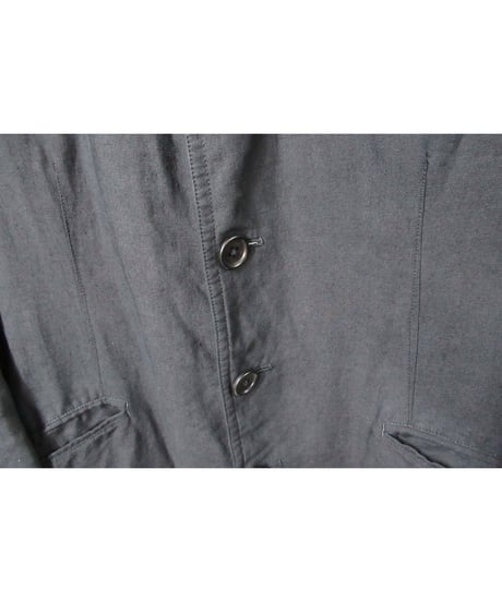 04ss yohji yamamoto pour homme 麻 ステッチデザインジャケット（HZ-J32-300）