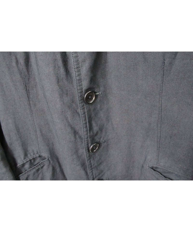 Yohji Yamamoto Pour Homme 麻綿異素材ジャケット　4 Yohji Yamamoto Pour Homme 麻綿異素材ジャケット 4