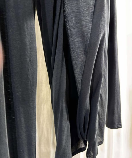 yohji yamamoto +NOIR 変形カットソー（NU-T32-077）