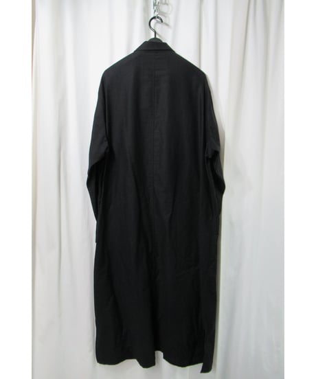 Y's BANG ON! yohji yamamoto ダブルファスナー スタンドカラーデザイン ロングブラウス（YA-B55-047）