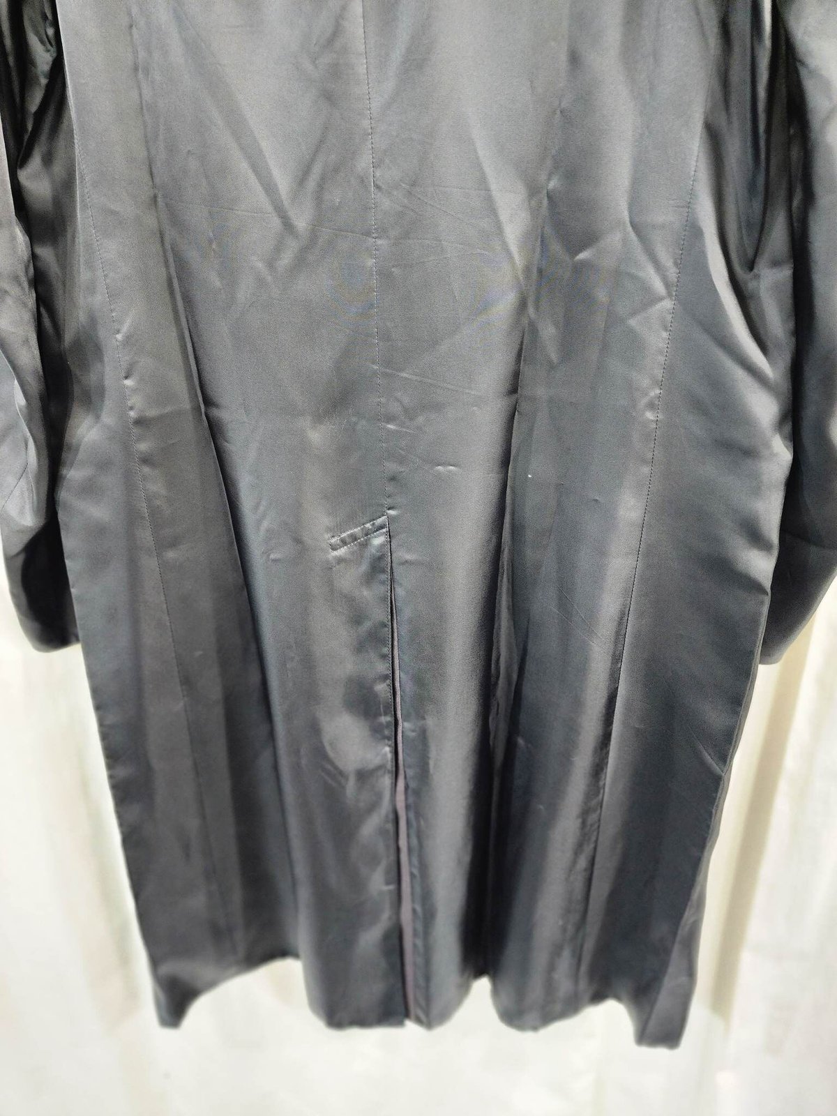 2016aw yohjiyamamoto pour homme 黒 ロゴ入りスタッフコート （