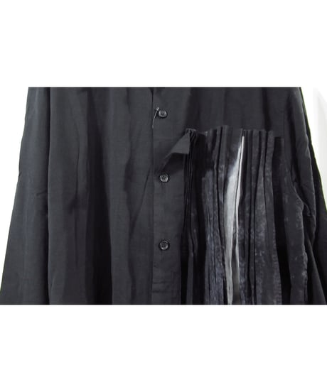 20aw yohji yamamoto femme レーヨン デザインロングブラウス（FR-B05-203）