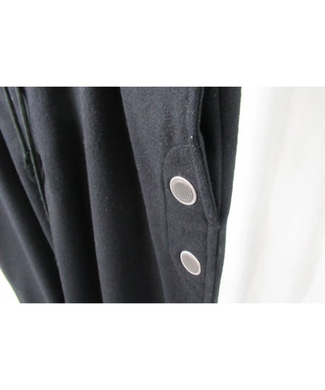 yohji yamamoto pour homme 黒 レプリカ アイレットヒモワイドパンツ（HN-P15-121）