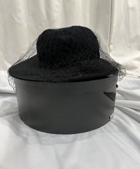 箱付き 1990's yohji yamamoto femme ネットデザインハット（F-H-050xxx）