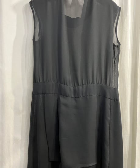 1995AW yohji yamamot +NOIR ノースリーブデザインワンピース（NE-D11-903）
