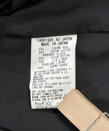 Y's yohji yamamoto 袖素材切り替えショートジャケット（YR-J07-805）
