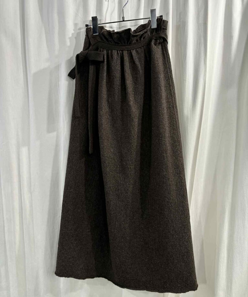 Y's YOHJI YAMAMOTO スカート Y's yohji yamamoto デザインロングスカート（YW-T01-965） | LA
