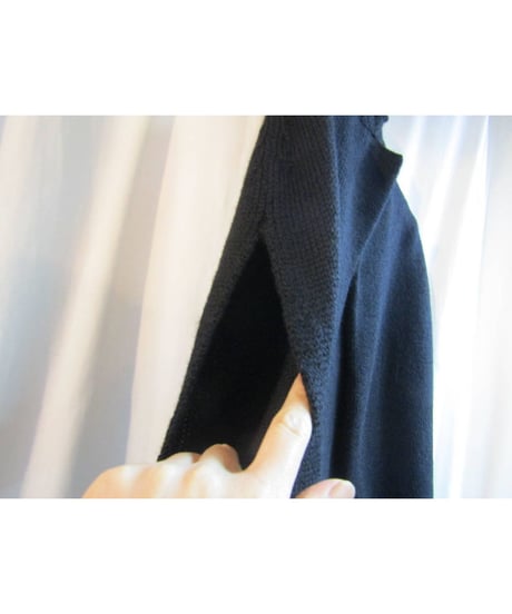 yohji yamamoto+noir ボタンレスノースリーブニットカーディガン NT-K17-160