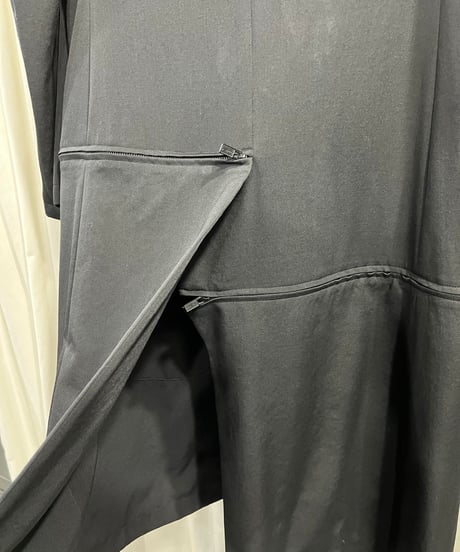 2019AW yohji yamamoto pour homme ファスナーデザイン アシメトリーロングジャケット（HC-J16-100-2）