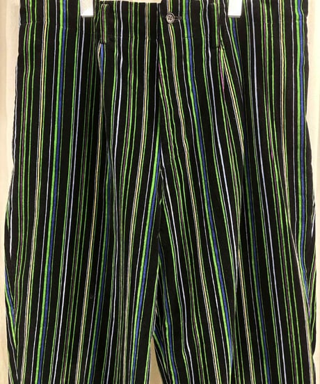 1993AW yohji yamamoto pour homme vintage べっちんストライプワイドパンツ（HP-P05-001）