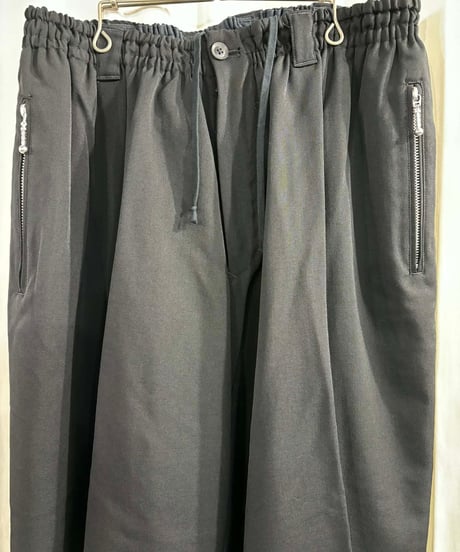 2018SS yohji yamamoto pour homme ファスナーポケットパンツ（HW-P97-100）