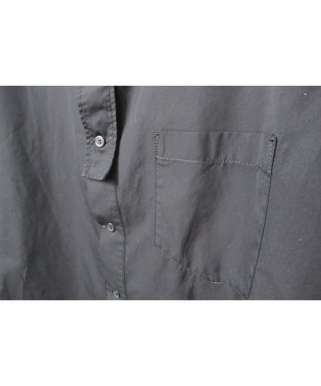 yohji yamamoto +noir デザイン半袖ブラウス（ND-B01-001）