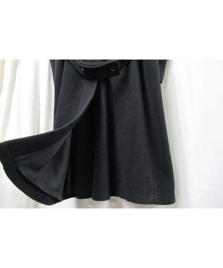 90's Y's yohji yamamoto vintage バックスリット ベルトデザイン シンプルロングコート（YX-C32-904）