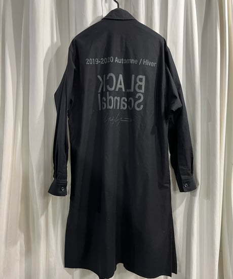 2020SS BLACK Scandal yohji yamamoto スタッフブラウスコート（HN-B99-033）