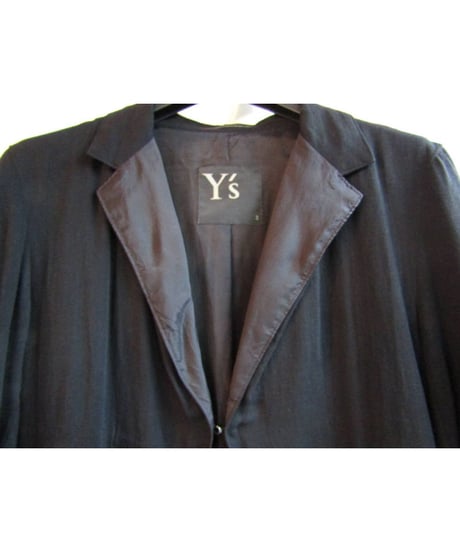 Y's yohji yamamoto ラペル切替シンプルジャケット YO-J01-800