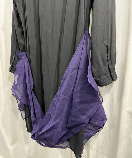 2019SS yohji yamamoto pour homme デザインブラウス（HH-B43-814）