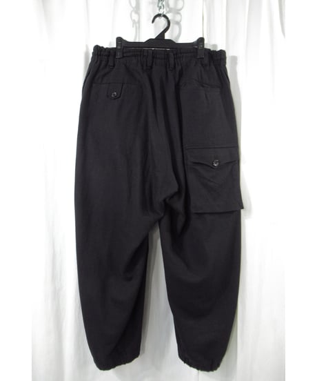 21ss yohji yamamoto pour homme コットン ポケットデザイン ミリタリーパンツ（HD-P77-032）