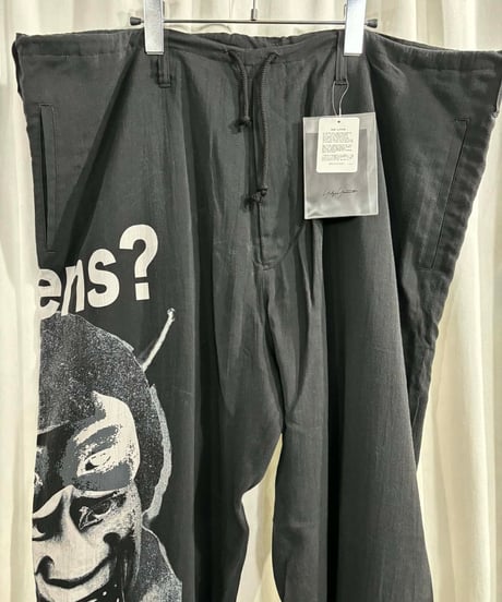 未使用 BLACK Scandal yohji yamamoto 般若プリント紐パンツ（HV-P50-205）