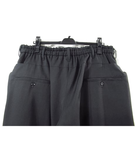 14aw yohji yamamoto pour homme GOTHICチャーム付き テーパードパンツ（HF-P11-100）