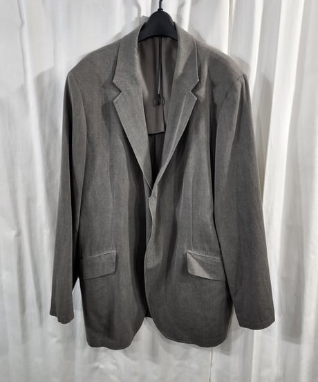 難あり 1995ss yohji yamamoto pour homme グレー スナップ釦 セットアップスーツ　(HB-J27-124)
