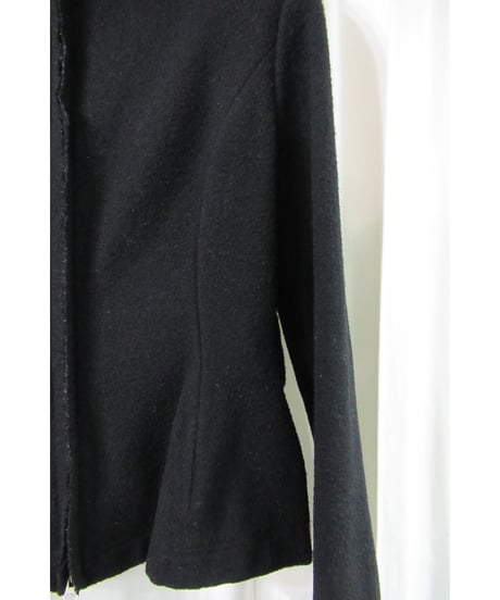 04aw yohji yamamoto femme アシメトリー デザインショートジャケット FJ-J30-109