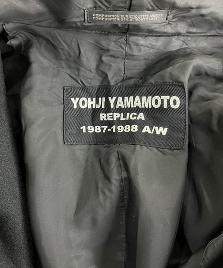 2017AW yohji yamamoto pour homme 1987AW REPLICA フーテッドコート（HK-C33-144）