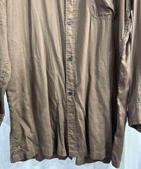 2021AW yohji yamamoto pour homme バックオープン ブラウス（HX-B07-200）