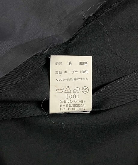 Y's yohji yamamoto 半袖ジャケット（YC-J32-100）