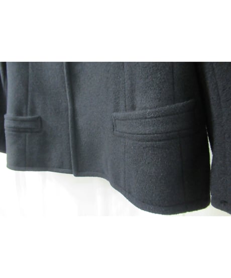 02aw yohji yamamoto femme フラノショートジャケット FM-J04-112