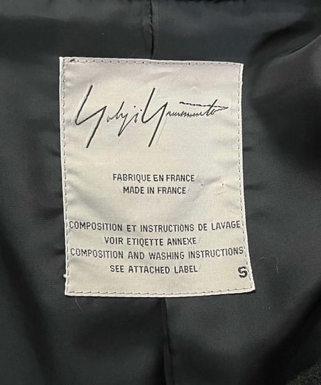 1997AW yohji yamamoto femme vintage スナップ釦 ロングコート（FI-C12-110）