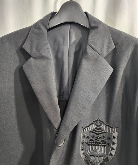 1987ss yohji yamamoto pour homme vintage 黒 カットワークジャケット  (YY-2)